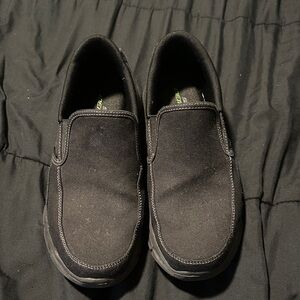 Skechers Black Loafers & Slip-Ons